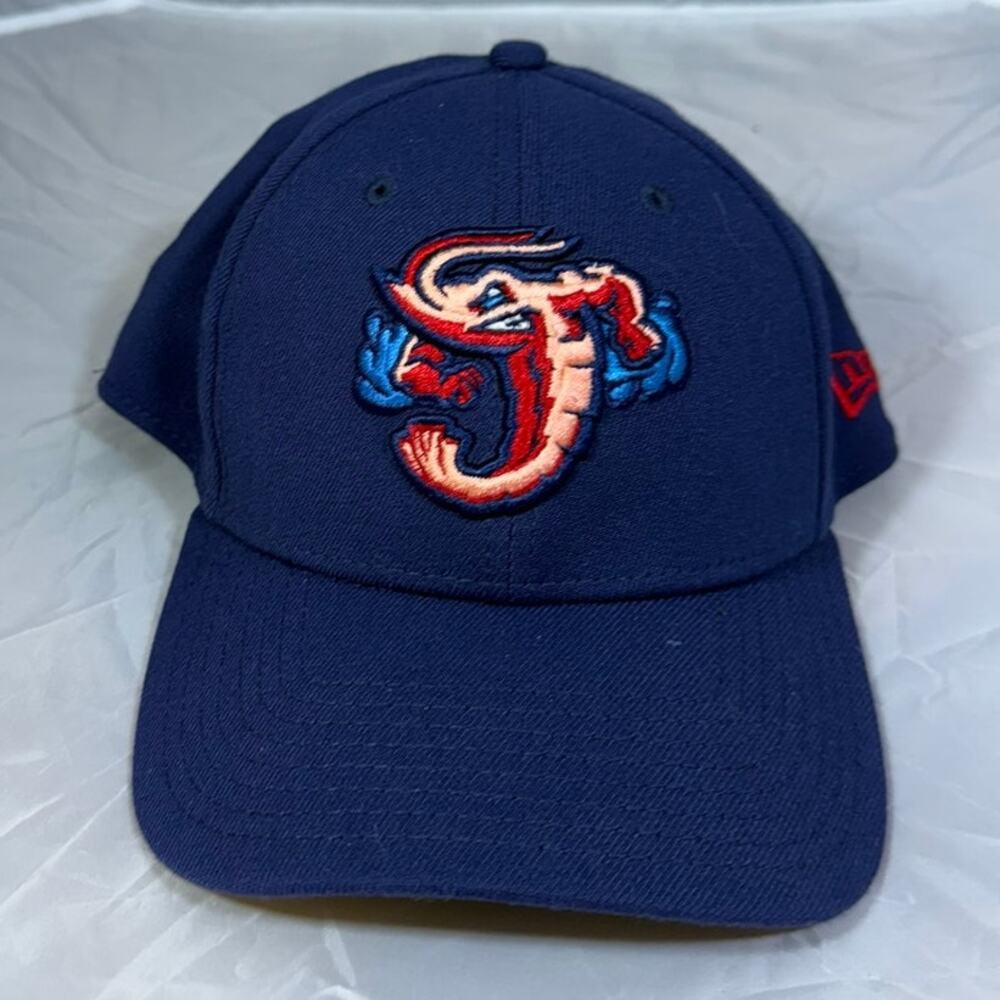 Jacksonville Suns MiLB New Era 39Thirty Hat Navy S/M Flex Fit Cap